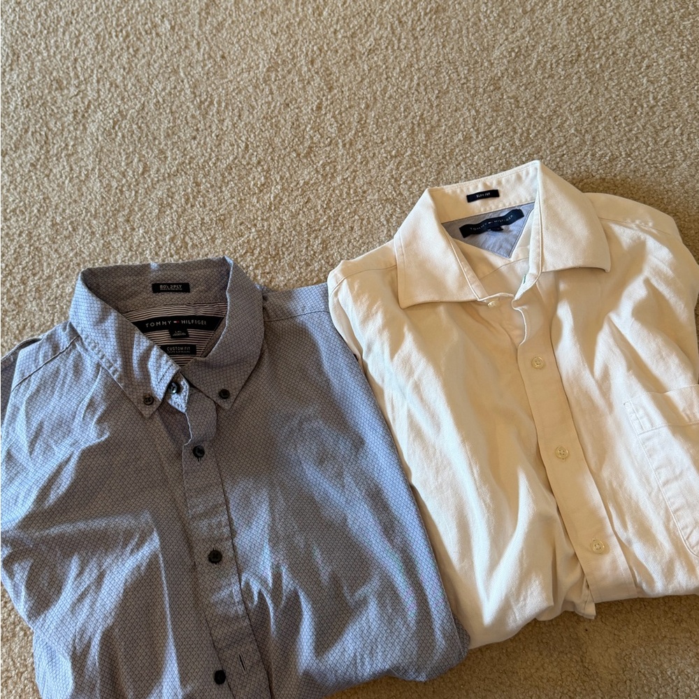 Tommy Hilfiger Blue Button-Down Shirt set 2